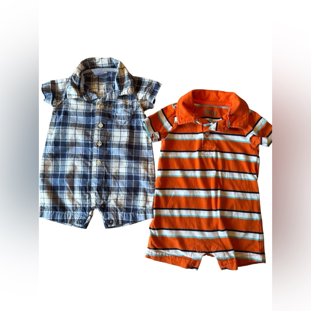 Baby Boy Romper Bundle 3M | Carter’s & Circo | Summer One-Piece Set